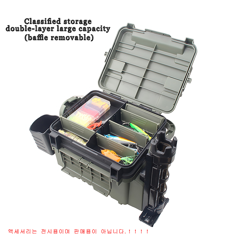 กล่องตกปลาขนาดใหญ่Organizer Mu - Fishing Kayak Crate บทวิจารณ์และราคา