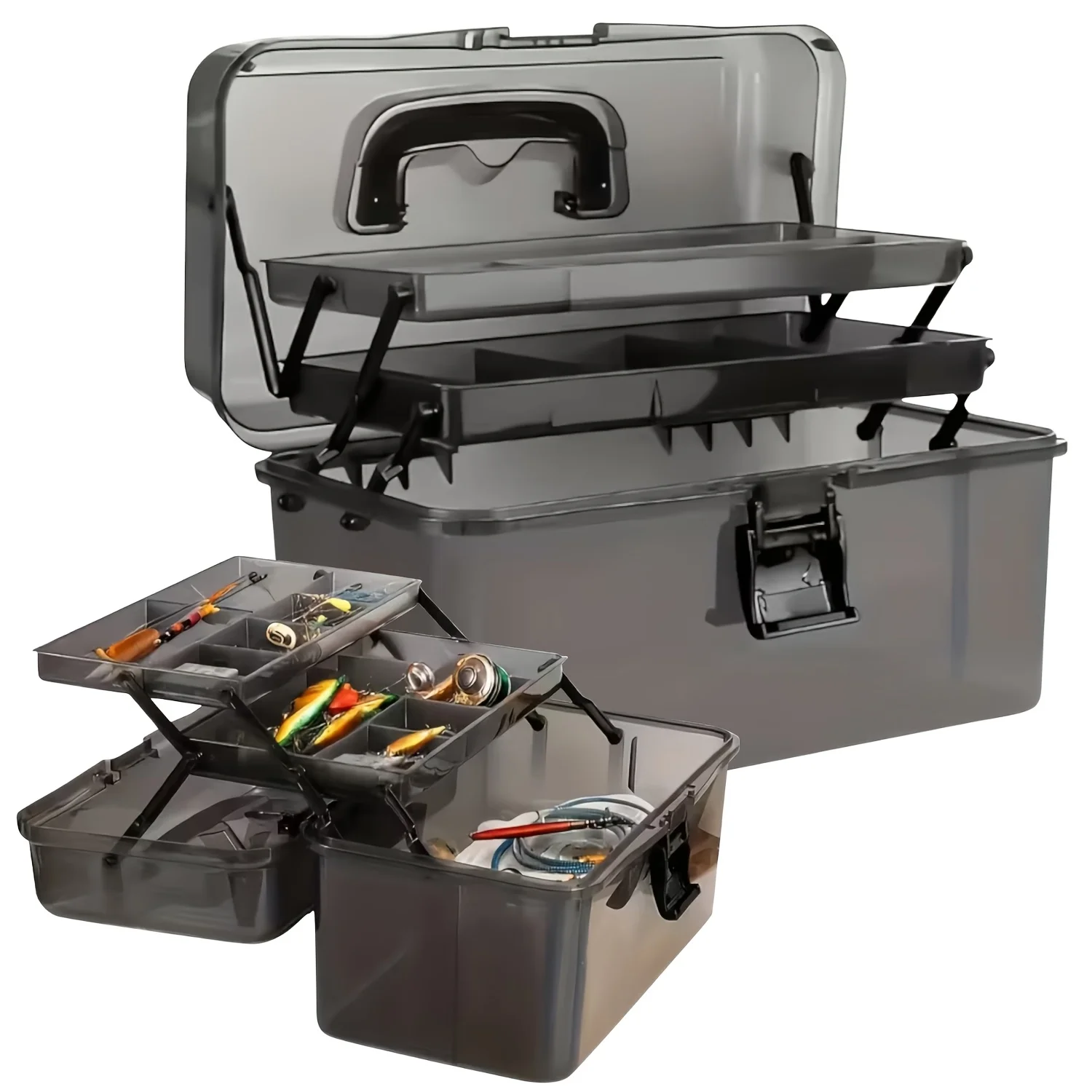 กล่องอุปกรณ์ตกปลา PE ทนทาน |   - Fishing Kayak Crate บทวิจารณ์และราคา