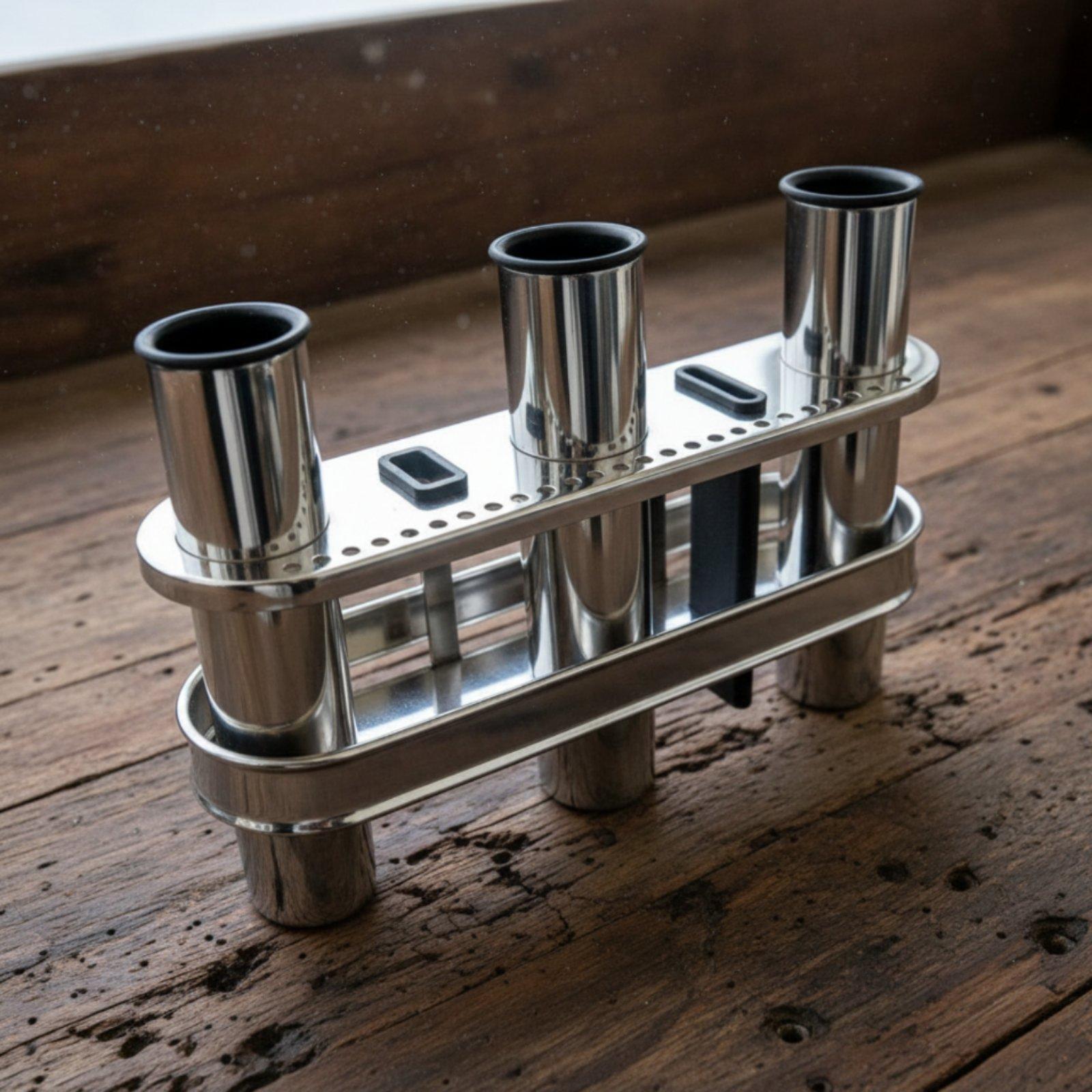 ที่วางคันเบ็ดตกปลาสแตนเลสกันน้ - Fishing Kayak Rod Holder บทวิจารณ์และราคา